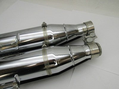 Harley Davidson Genuine OEM Pair of Mufflers Black Heat Shields 649011