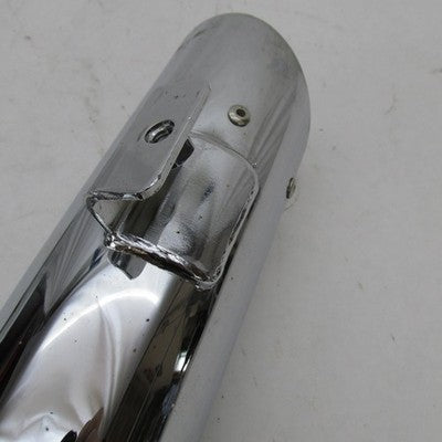 Pair Harley OEM Stock Chrome Front Lower Mufflers 08-17 Dyna 64987-08A