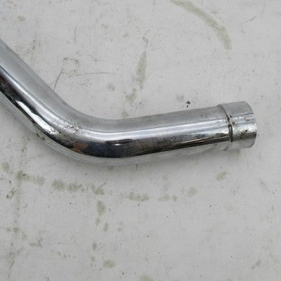 Harley Ironhead Sportster Shovelhead Chrome Rear Header Exhaust Pipe