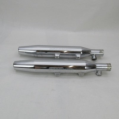 Harley OEM Chrome Front Exhaust Pipe Muffler Slip On Silencer 04-13 64