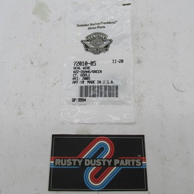 Lot of 6 Harley-Davidson OEM Green 22-26 AWG Wire Seals 72010-05
