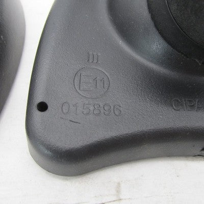 Pair Harley OEM Black Fairing Mount Tapered Rearview Mirrors 46R-02806