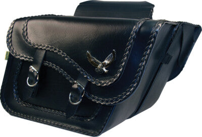 Willie & Max Black Magic Compact Slant & Super Slant Saddlebags 58736-