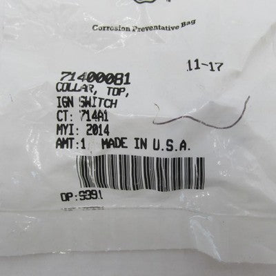 Harley-Davidson Genuine OEM NOS Ignition Switch Top Collar 71400081