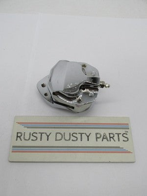 V-Twin NOS Classic Harley Front 2 Piston Brake Caliper, Chrome 23-1106