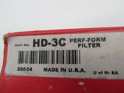 Perf-form Harley-Davidson Xl Sportster Chrome Oil Filter HD-3C