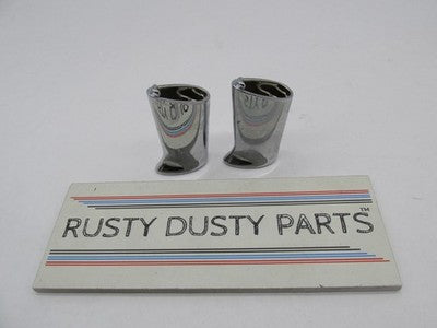 Pair of Harley Davidson Chrome 2.5" Turn Signal Standoffs Stand off Br
