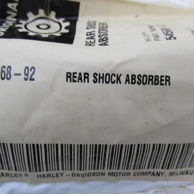 Pair of Harley Davidson OEM Chrome Rear Shock Absorbers 11.75" 92-03 5