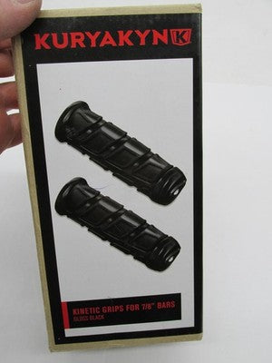 Kuryakyn NOS Indian Scout Kinetic Handlebar Grips Gloss Black 6368