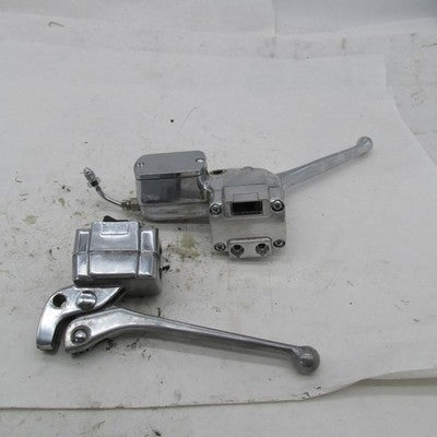 Pair of Harley 72-81 XL FX FL Chrome Brake & Clutch Hand Control Lever