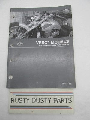 Harley-Davidson Official Factory 2009 VRSC Models Parts Catalog 99457-