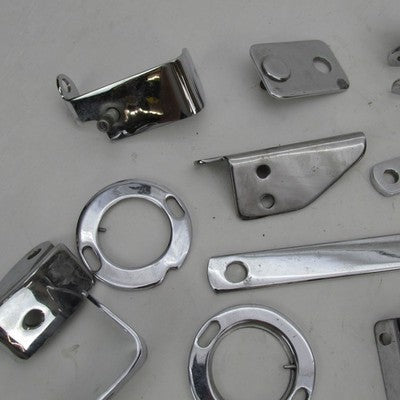 Huge Mixed Lot Harley Davidson & Aftermarket Chrome Hardware Bracket M
