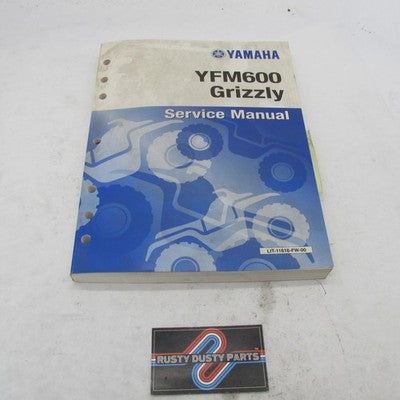 Yamaha OEM YFM600 Grizzly Factory Service Manual LIT-11616-FW-00 LIT-1