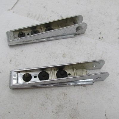 Pair of Harley Davidson Genuine Chopper Custom Footpegs w/ Rubber in L