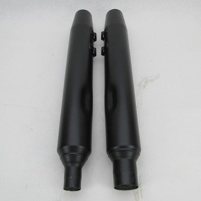 Set of Harley Davidson Genuine Stock Black Muffler 17+ 64901268, 64901