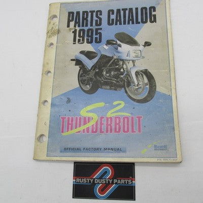 Harley Buell Official Factory 1998 S1 Lightning Parts Catalog 99571-98