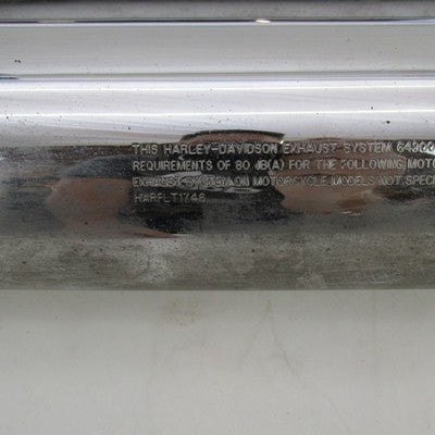 Harley Davidson OEM Stock Touring Chrome Mufflers Pair 64900235 649002