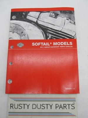 Harley-Davidson Official Factory 2011 Softail Models Parts Catalog 994