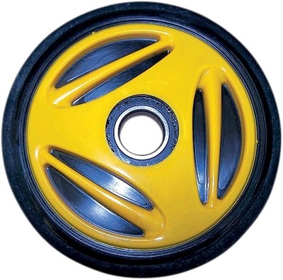 Parts Unlimited Colored Idler Wheel 165mm (No Insert) Yellow 4702-0034