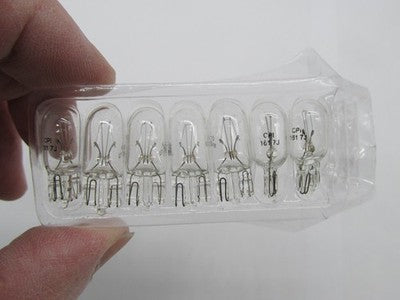 Lot of 7 Harley-Davidson OEM NOS Tachometer / Fuel Gauge Bulbs, Clear