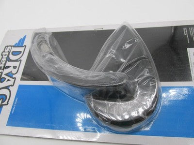 Drag Specialties NOS Teardrop Black Short Stem Mirror #0640-0390