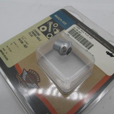 Harley-Davidson Genuine OEM NOS Chrome EVO Timing Hole Plug Kit 94138-