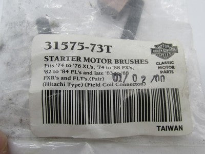 Harley-Davidson Genuine OEM NOS Hitachi Starter Motor Brush Pair 31575