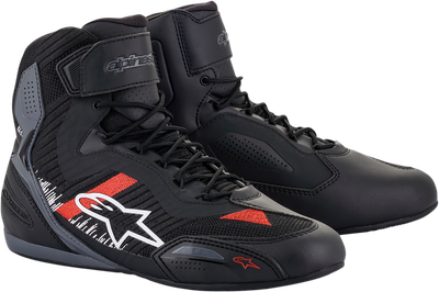 Alpinestars Faster 3 Rideknit Riding Shoes Black/Gray/Red US 7 2510319