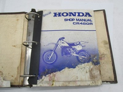 Honda Official Factory 1982-1983 CR450 Service Shop Manual Book