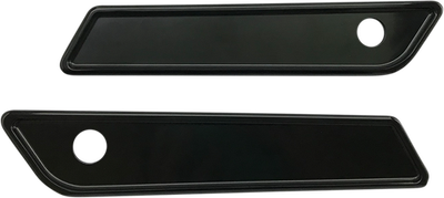 Pro-One Performance Saddlebag Latch Cover Polished Black - Small 10472