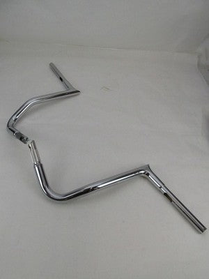 Fat Baggers NOS 905014 EZ Install Pointed Top Handlebars 14", Chrome 0