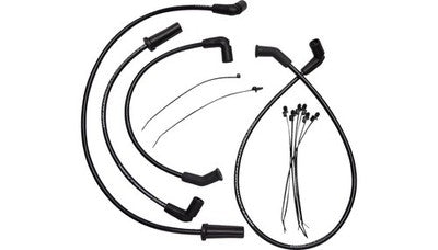 Drag Specialties 8.8mm Spark Plug Wire Sets Gloss Black 2104-0408