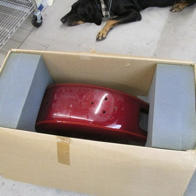 Harley 2000 Softail Deuce FXSTD Front/Rear Fender Set Luxury Rich Red