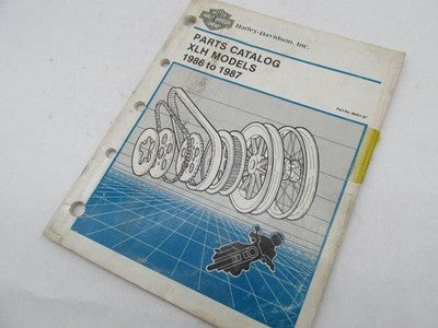 Harley-Davidson Official Factory  1986-1987 Sportster XLH Parts Catalog 99451-87