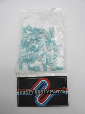 Lot of 25 Namz NOS .25" Male Quick Disconnect 14-16 Guage Wire 2120-05