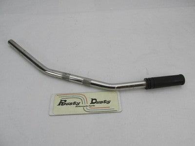 Harley-Davidson Chrome Flat Tracker Handlebars 27" wide w/ Rubber Grip