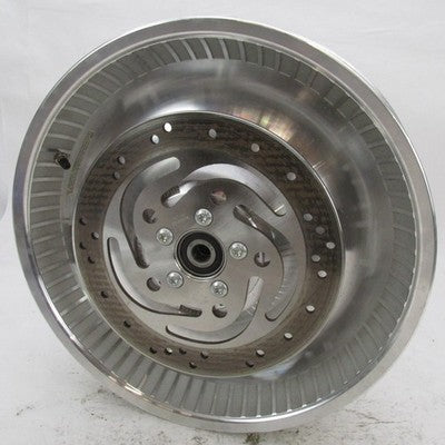 Harley OEM NOS Softail Deuce 17x4.5" Rear Wheel w/ Pulley & Rotor 4107