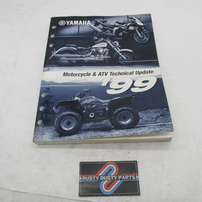 Yamaha OEM 99 Motorcycle ATV Tech Update Factory Manual Book LIT-17500