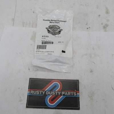 Lot of 3 Harley-Davidson OEM NOS Button Torx Lock Screws 4699