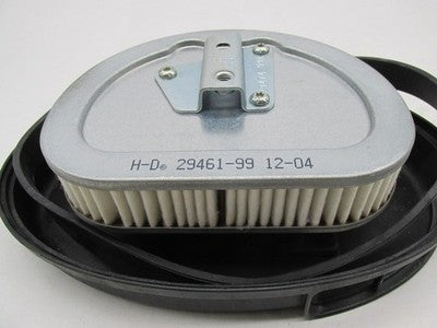 Harley Genuine Air Cleaner Filter Element and Backing Plate 29461-99 2