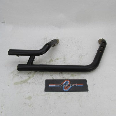 Harley OEM Stock 18-24 Softail M8 Exhaust Header w/ Black Heat Shields