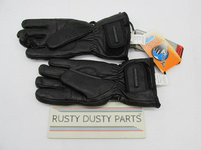 First Gear Agrotex Heated Leather Motorcycle Riding Gloves Womens M Me