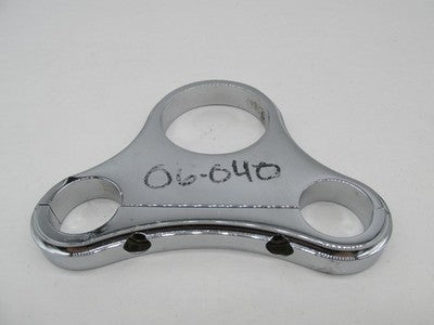 Harley Davidson Chrome Mini Gauge Fork Mount 1-7/8" Clamp Used