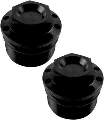 Joker Machine Fork Tube Caps Black Anodized 10-310B