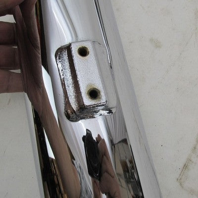 Pair of Harley Genuine OEM '06 Softail Chrome Slip-On Mufflers 80484-0