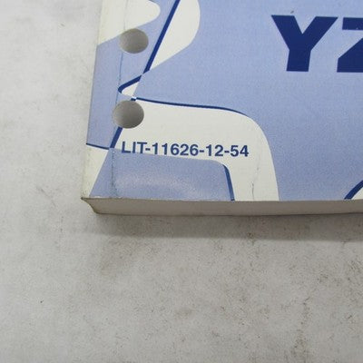 Yamaha OEM 1998 YZ400FL1 Owner's Service Manual LIT-11626-12-54