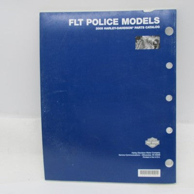 Harley-Davidson Official Factory 2005 FLT Police Models Parts Catalog