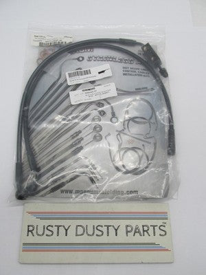 Magnum NOS XR Stainless Black Coated Brake Line Kit SBB1325-33