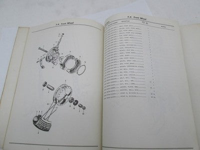 Honda Official Factory 1969 PC50A Motorcycle Parts Catalog