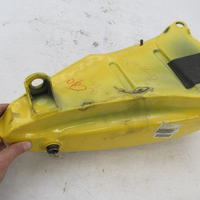 Harley Davidson OEM Left Fuel Tank Yellow White Painted FLSTF Fat Boy
